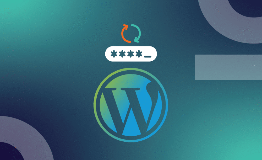 Change the password of a WordPress account