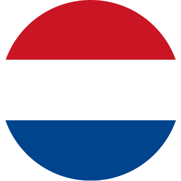 Netherlands Round Flag