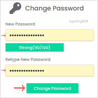 Virtualizor Change Password