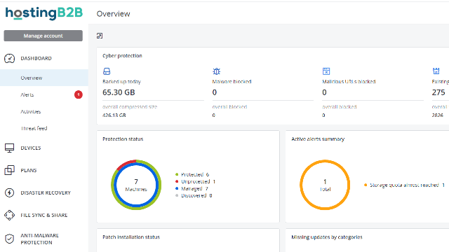 Acronis Managment Console