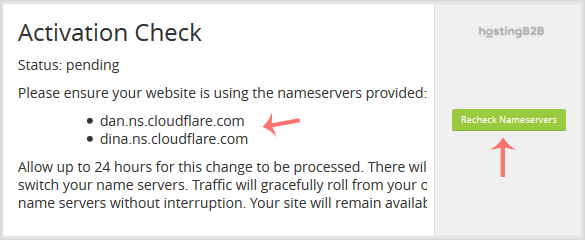 enable Cloudflare on your domain via cPanel