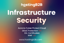 Infrastructure Security: WAF, SSL Certificates, Acronis Cyber Protect Cloud, and DDoS Protection