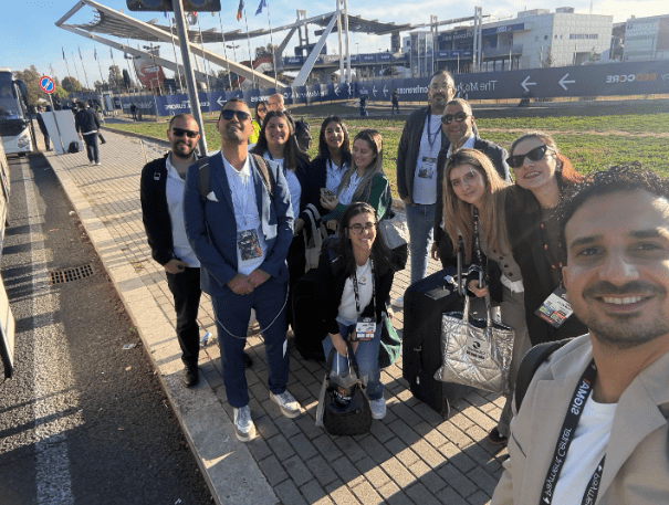 The HostingB2B, Infocredit and Maricorp Team at SiGMA Central Europe in Rome! 