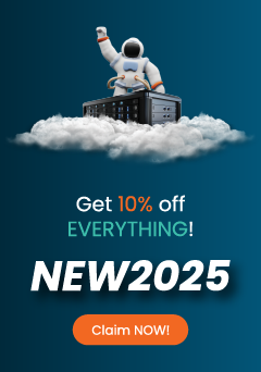 Promo popup for the HostingB2B New Customers - 10% off all Products