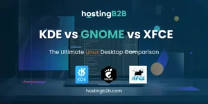 KDE vs GNOME vs XFCE Linux desktop environment comparison