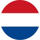 Netherlands Round Flag